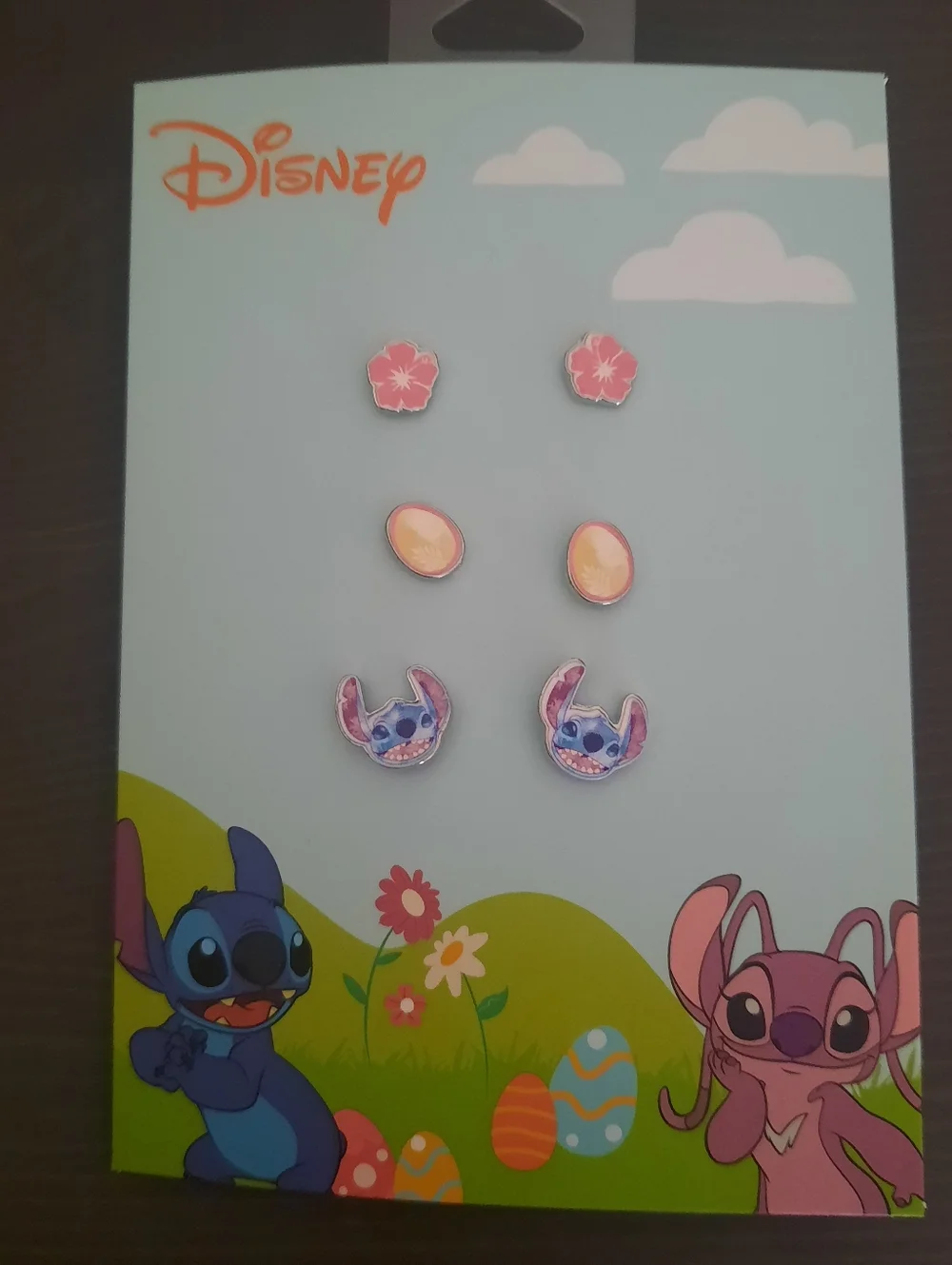 Disney Stitch Easter Themed Stud Earring Set